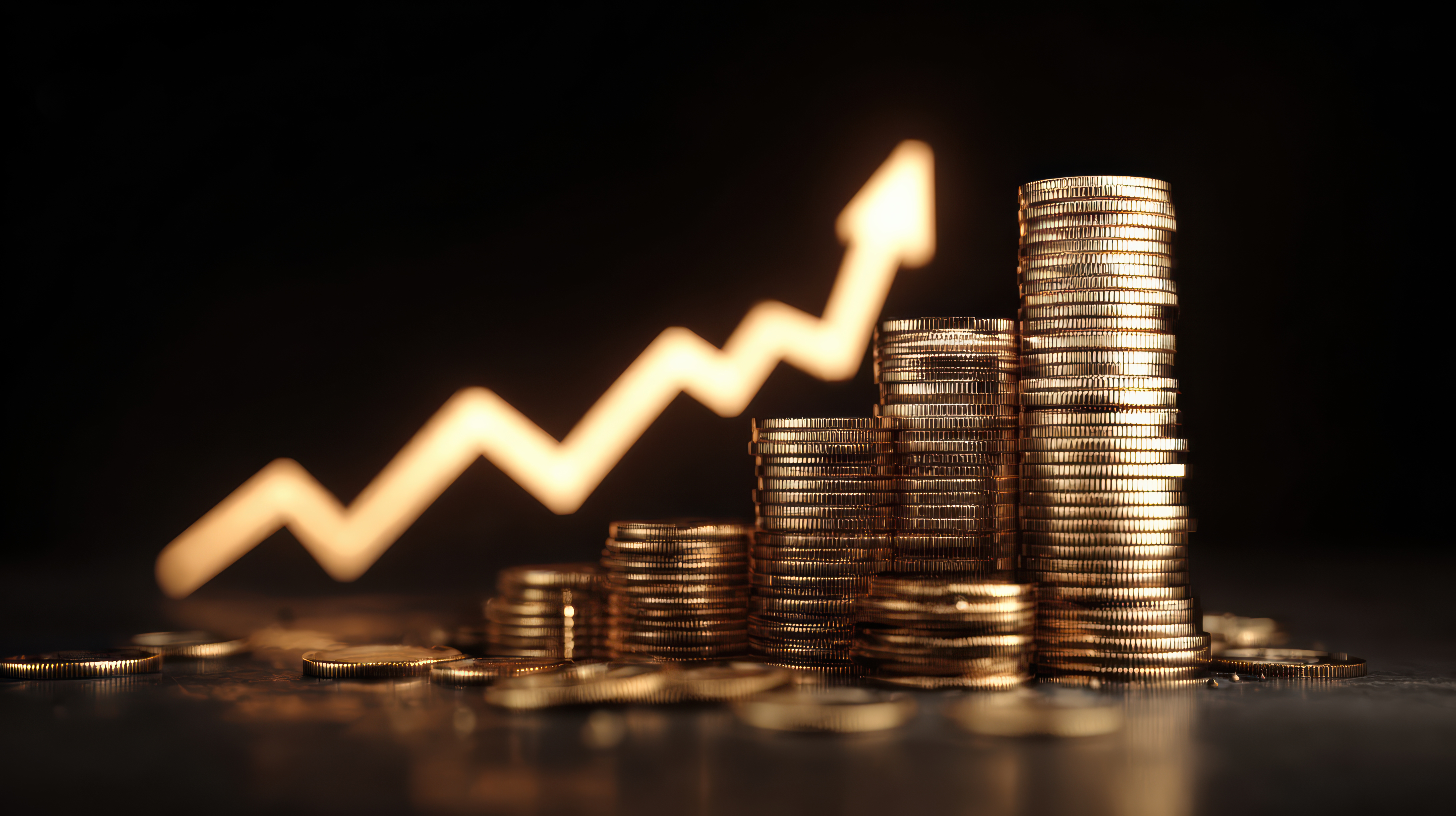 rising-financial-growth-with-golden-glowing-stock-chart-coins-dark-background